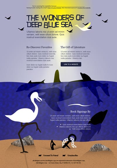 Ocean Life Email Design